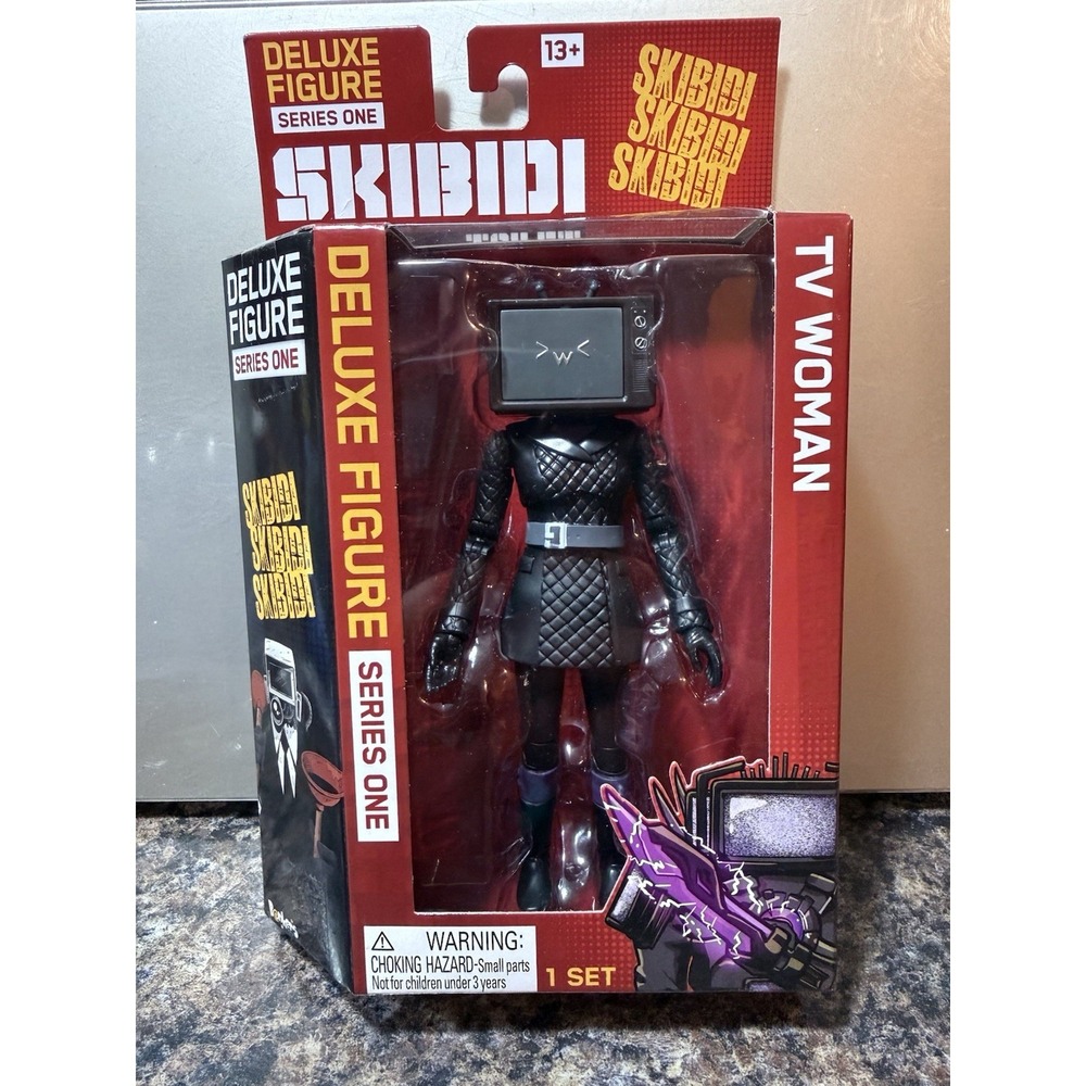 SKIBIDI TOILET TV 6" DELUXE FIGURE TV WOMAN - Picture 1 of 10